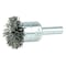 Weiler 1" Circular Flared Crimped Wire End Brush .020" Steel Fill 10099 - alternate 2